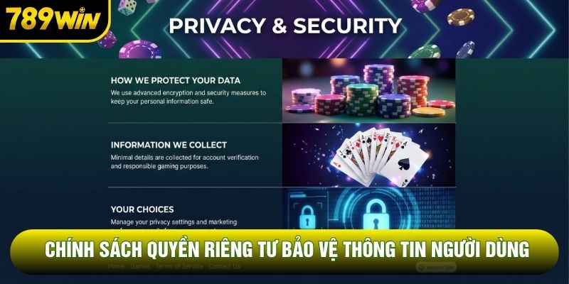 Chính sách quyền riêng tư bảo vệ thông tin người dùng