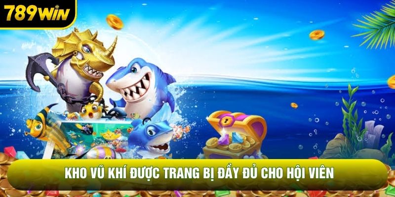 Kho vũ khí được trang bị đầy đủ cho hội viên