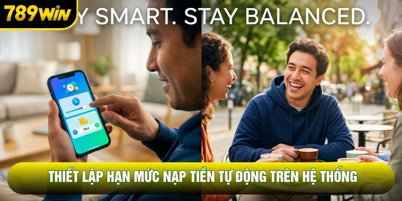 Thiết lập hạn mức nạp tiền tự động trên hệ thống